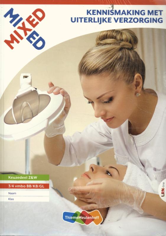 MIXED LRN-line online + boek Kennismaking met uiterlijke verzorging 3/4 vmbo