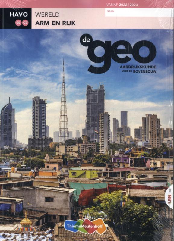 De Geo LRN-line (CE 2024) boek havo Arm en rijk