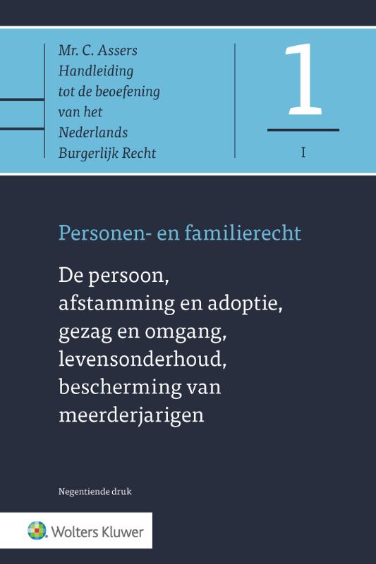 De persoon, afstamming en adoptie, gezag en omgang, levensonderhoud