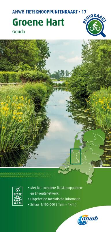 Fietsknooppuntenkaart Groene Hart 1:100.000