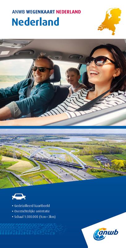 Wegenkaart Nederland