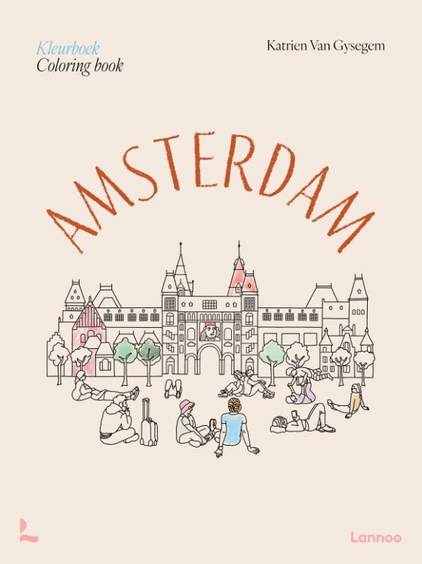 Kleurboek Amsterdam I Coloring Book Amsterdam