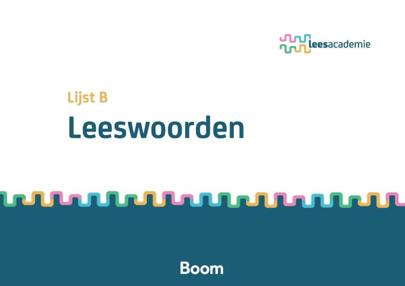 Leeswoordenlijst: Pakket B
