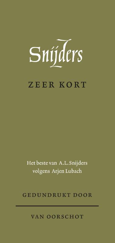 Zeer kort