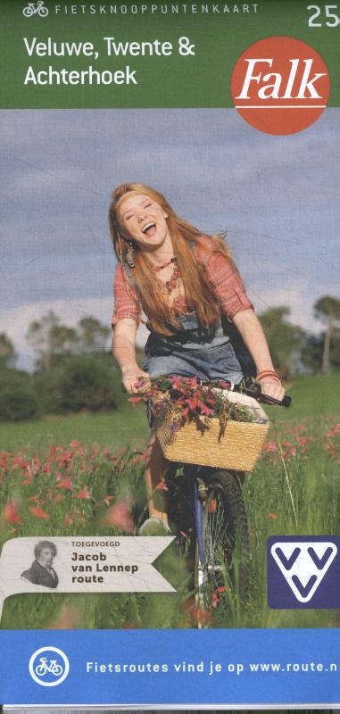 Falk Fietskaart 25. Veluwe Twente en Achterhoek