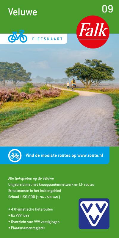 Falk VVV Fietskaart 9 Veluwe