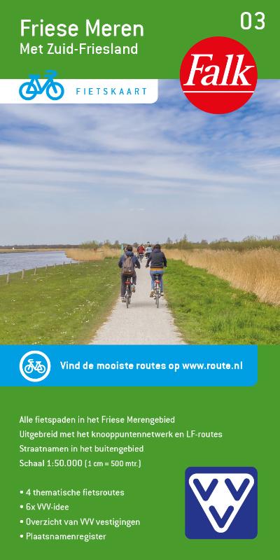 Falk VVV Fietskaart 03 Friese Meren