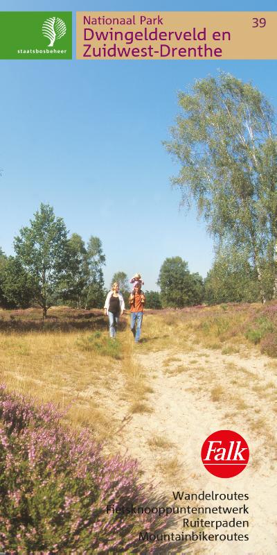 Wandelkaart Dwingelderveld en Zuidwest-Drenthe