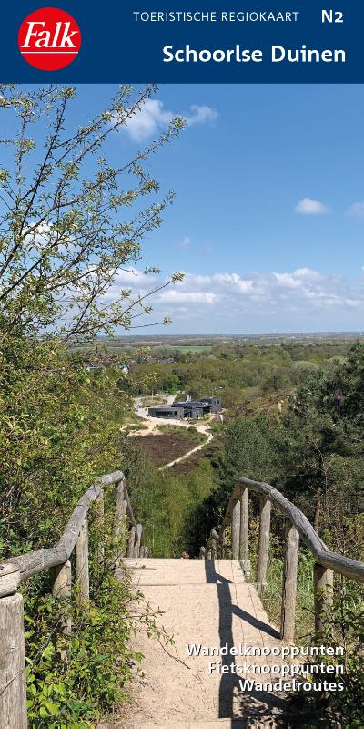 Falk Regiokaart Schoorlse Duinen