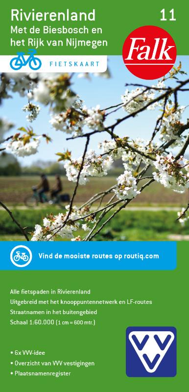 Falk Fietskaart 11 Rivierenland