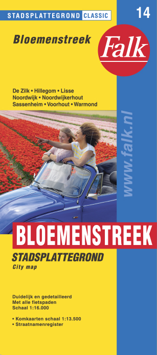 Toeristenkaart bollenstreek