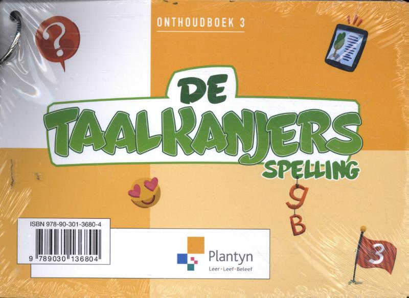 De Taalkanjers Spelling 3 Onthoudboek