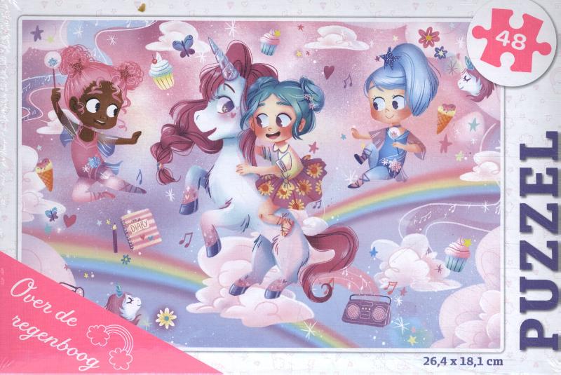 Over de regenboog - puzzel 48 stukjes