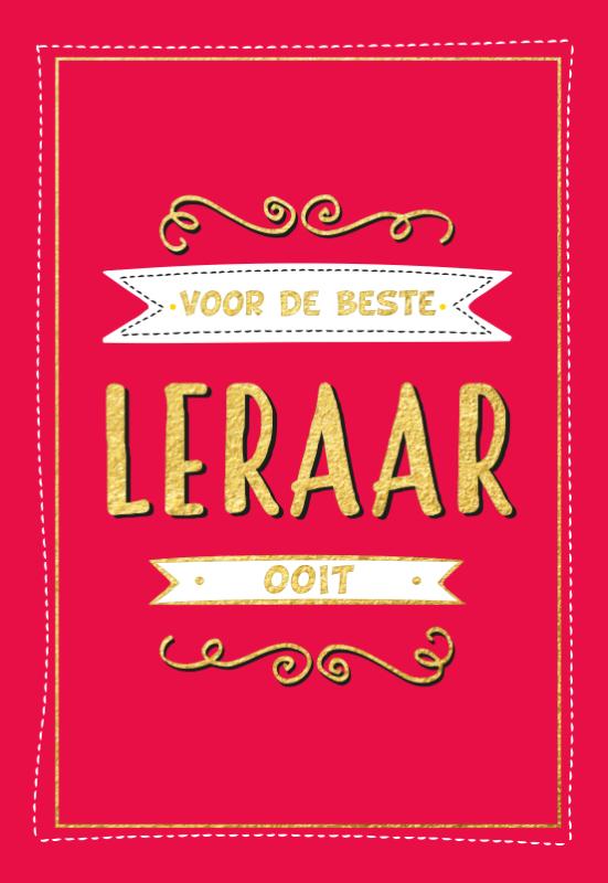 Voor de beste leraar ooit - Cadeauboeken