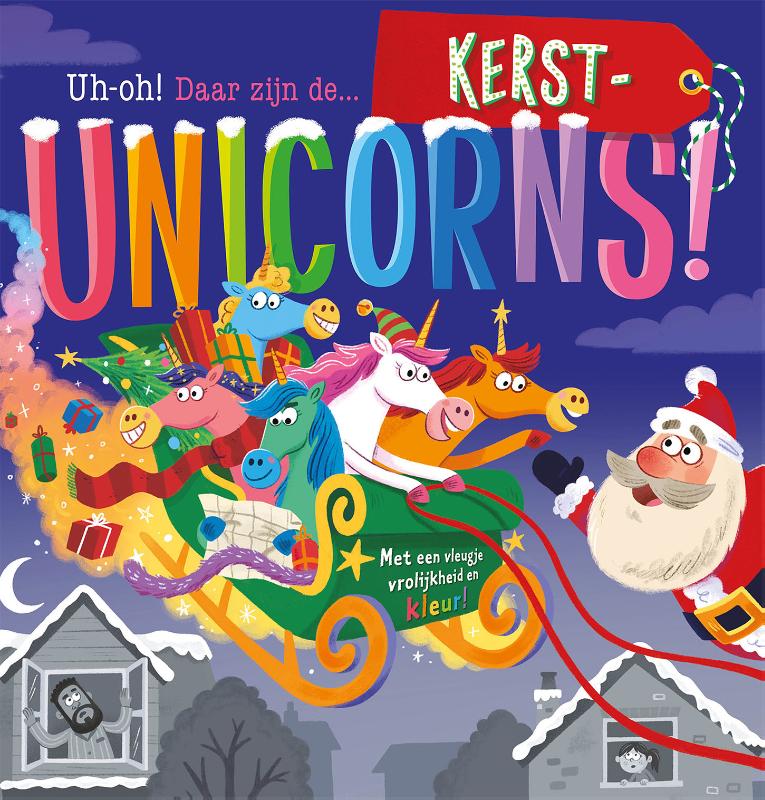 Uh-oh! Daar zijn de... kerst-unicorns!