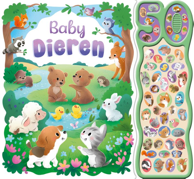 Babydieren – 50-geluidenboek