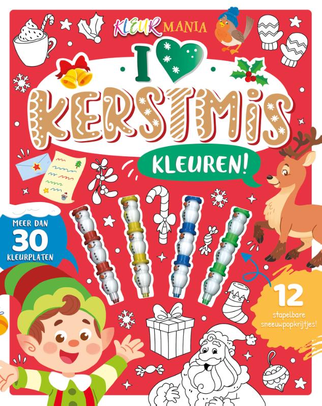 I love Kerstmis kleuren! - Kleurmania