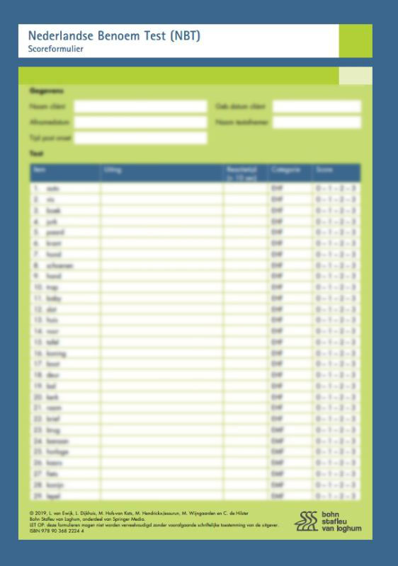 Nederlandse Benoem Test NBT