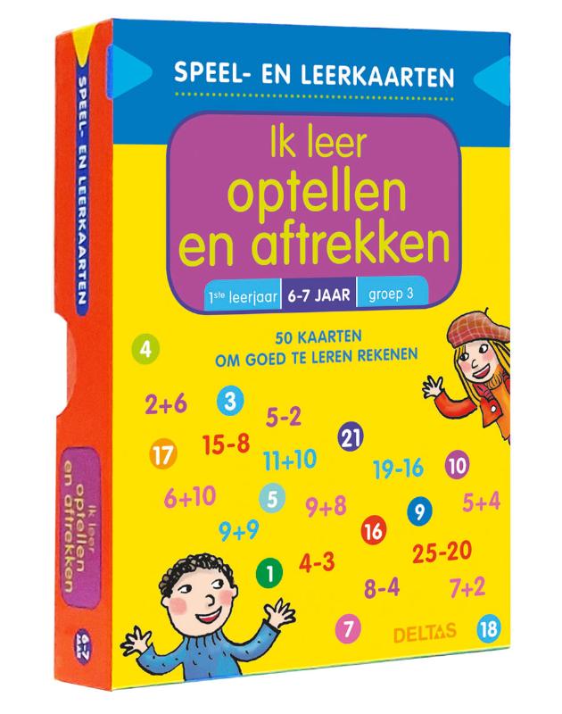 Speel- en leerkaarten - Ik leer optellen en aftrekken (6-7 j.)