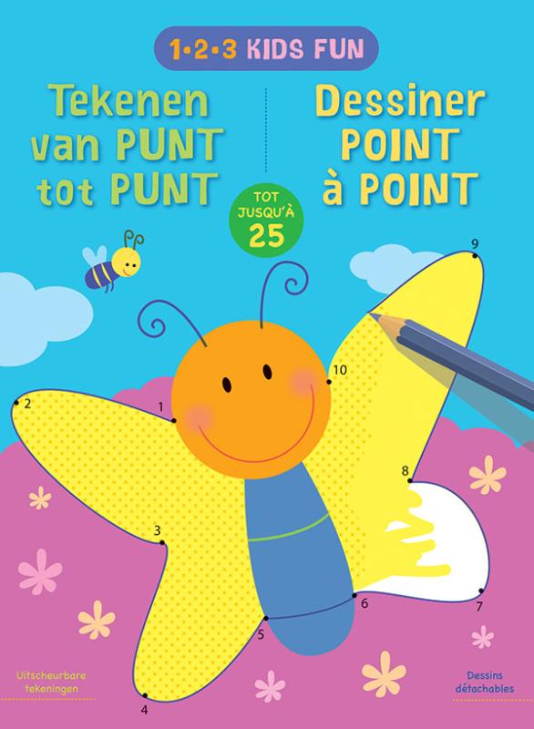 1-2-3 Kids Fun - Tekenen van punt tot punt tot 25 / 1-2-3 Kids Fun - Dessiner point à point jusqu'à 25