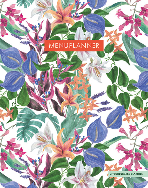 Menuplanner - Tropical Flowers