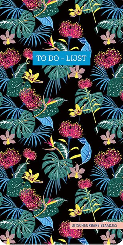 To do-lijst - Floral Black