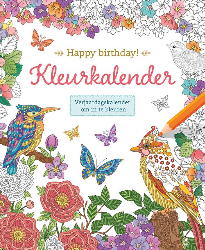 Happy birthday! Kleurkalender