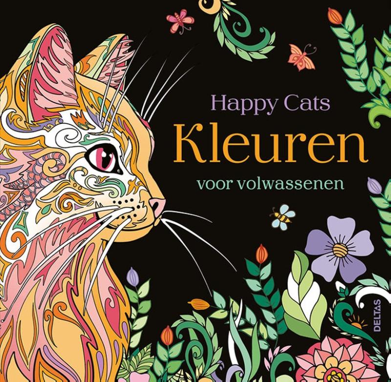 Happy Cats - Kleuren voor volwassenen