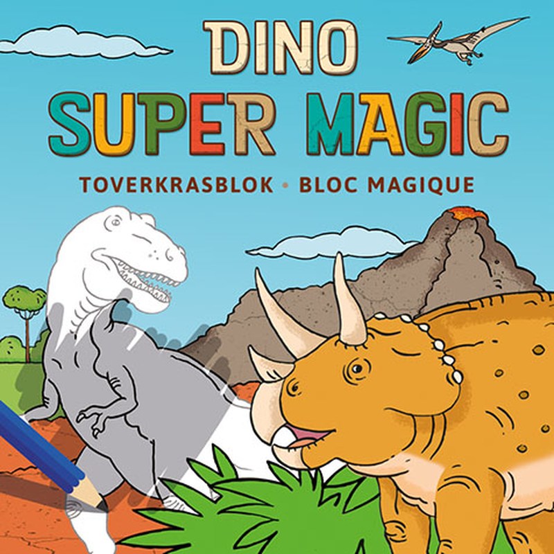 Dino Super Magic Toverkrasblok / Dino Super Magic Bloc Magique