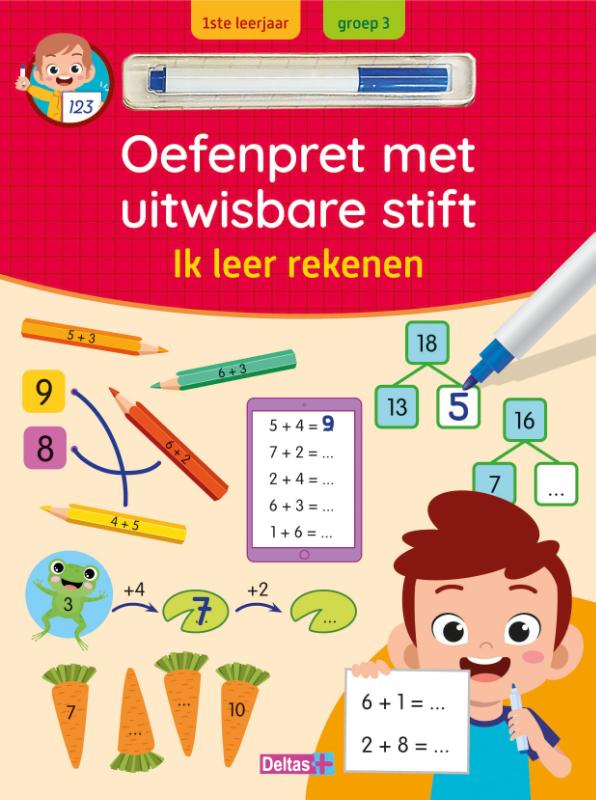 Oefenpret met uitwisbare stift - Ik leer rekenen