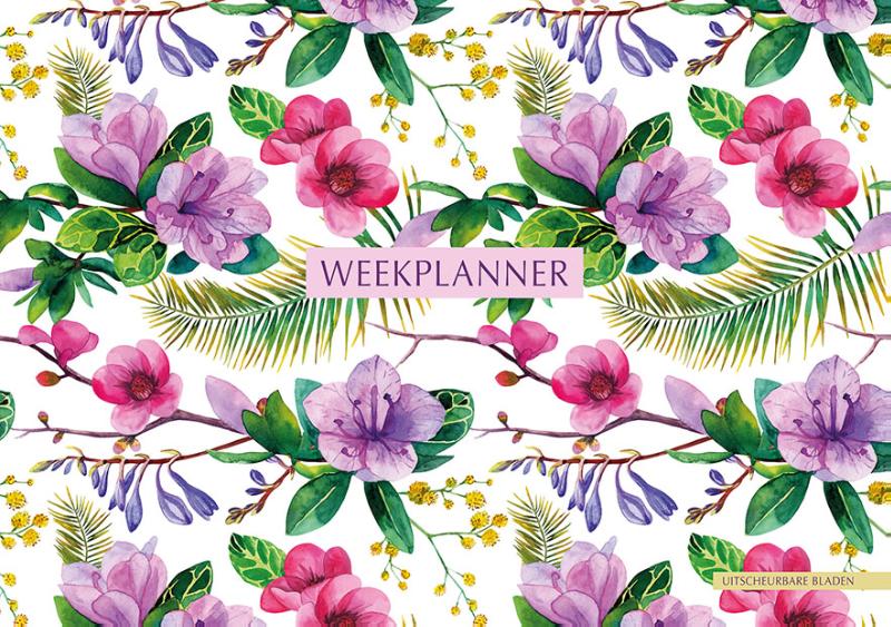 Weekplanner - Floral White