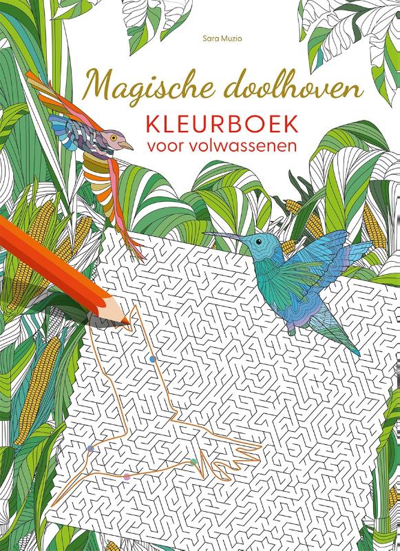 Magische doolhoven kleurboek voor volwassenen