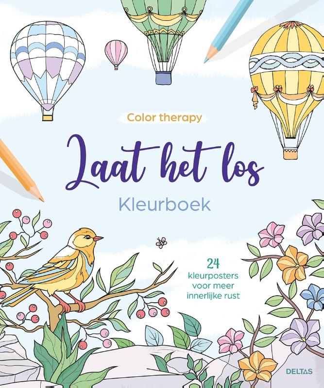 Color therapy Laat het los Kleurboek