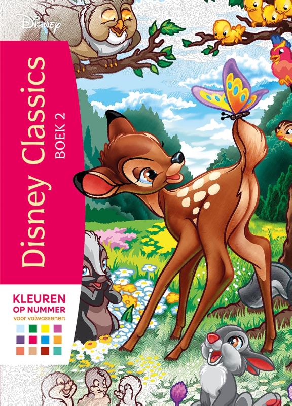 Disney Classics boek 2 Kleuren op nummer voor volwassenen