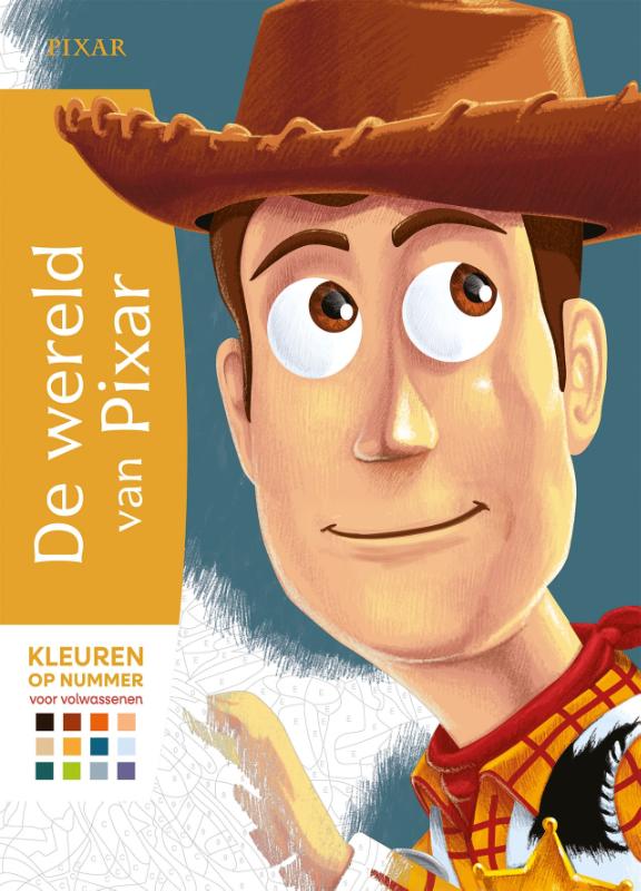 Disney Pixar - Kleuren op nummer voor volwassenen