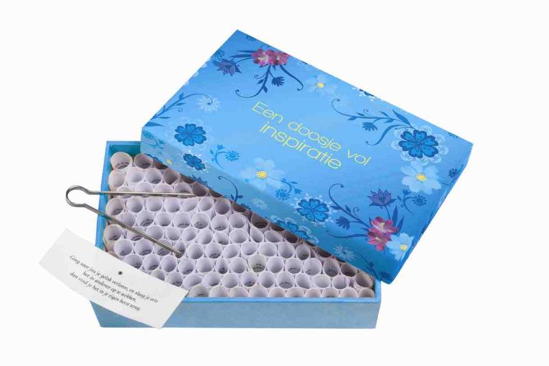 Een doosje vol inspiratie (kleur)