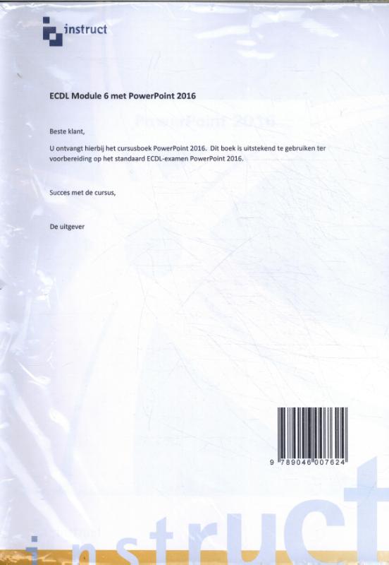 ECDL mod.6, PowerPoint2016