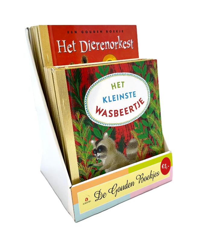 Display met 12 zomerse Gouden Boekjes
