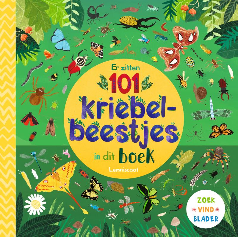 Er zitten 101 kriebelbeestjes in dit boek