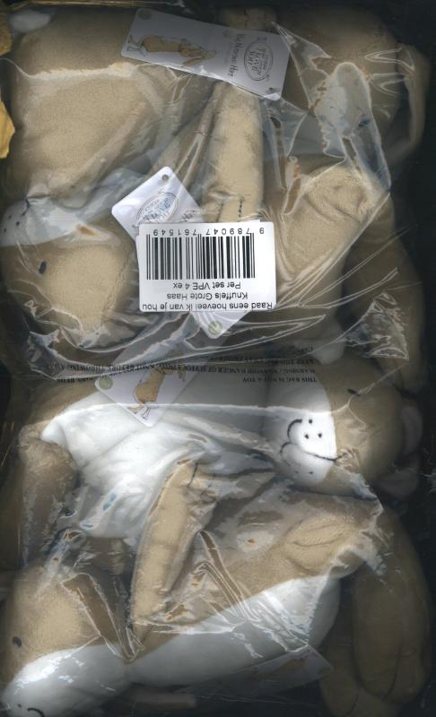 Raad eens knuffel Grote Haas 4 exemplaren