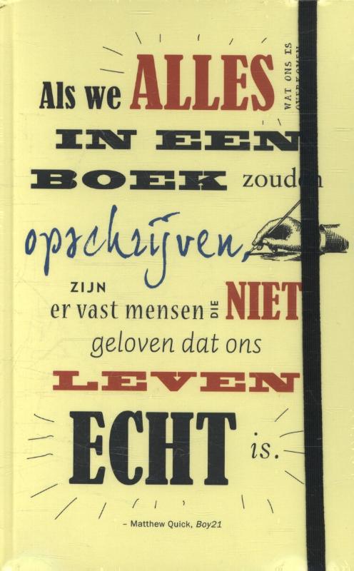 Notitieboekje Matthew Quick (5 ex in pakket)