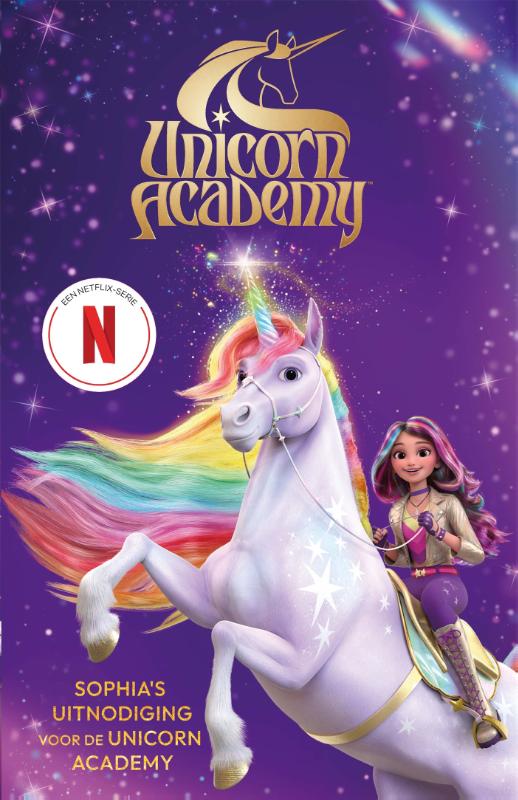 Sophia's uitnodiging voor de Unicorn Academy