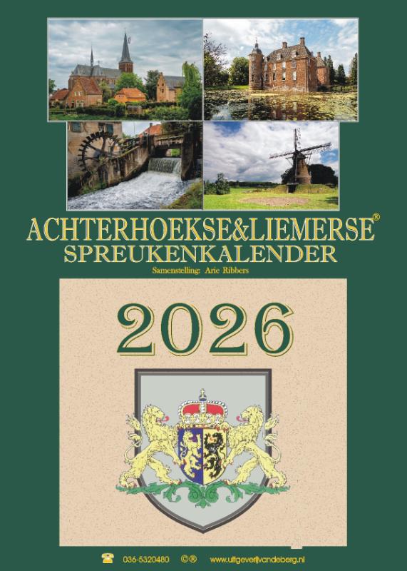 Achterhoekse & Liemerse spreukenkalender 2026