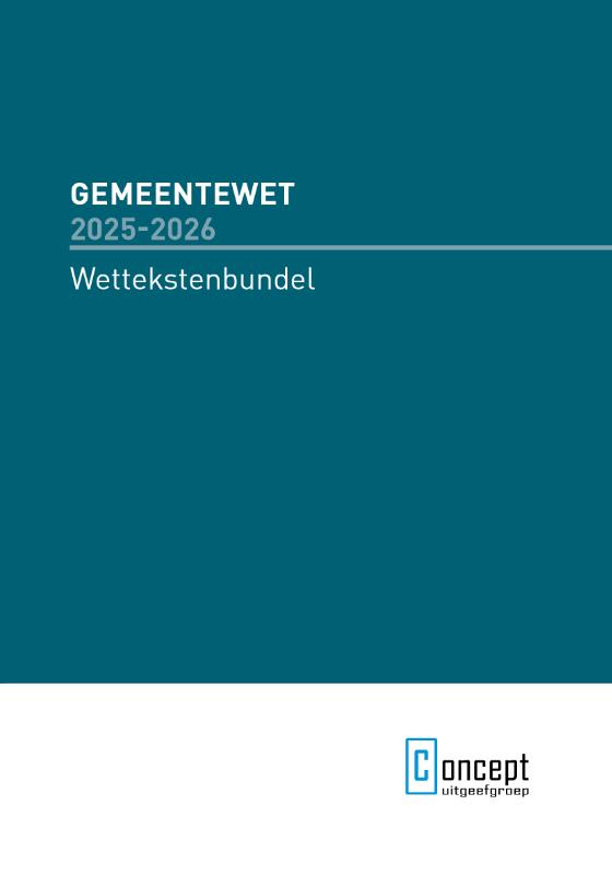 Gemeentewet 2025-2026