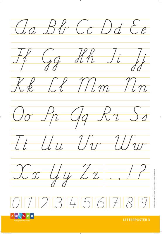 Ik Pen! Nieuw - Letterposter 3