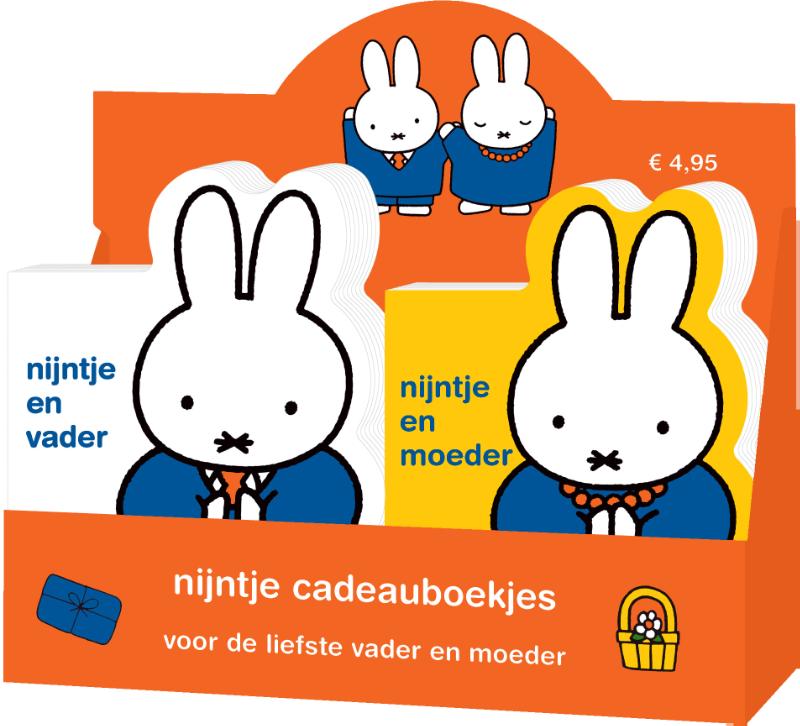 display nijntje cadeauboekjes nijntje en vader | nijntje en moeder