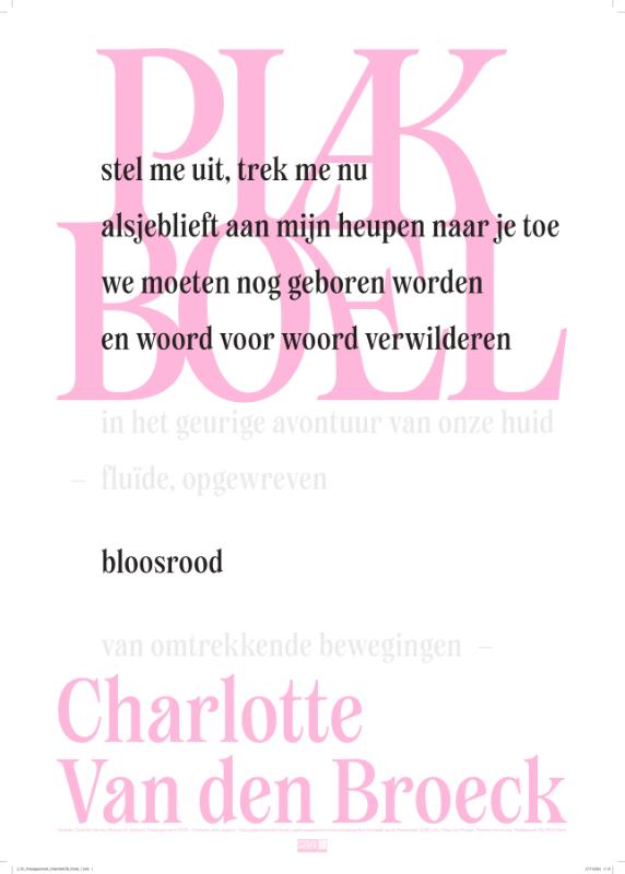 Gedichtendagposter 2025 (set van 20 stuks - enkel voor handelaars)