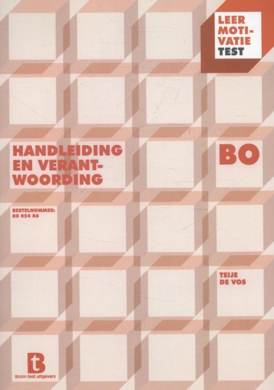 Handleiding en verantwoording