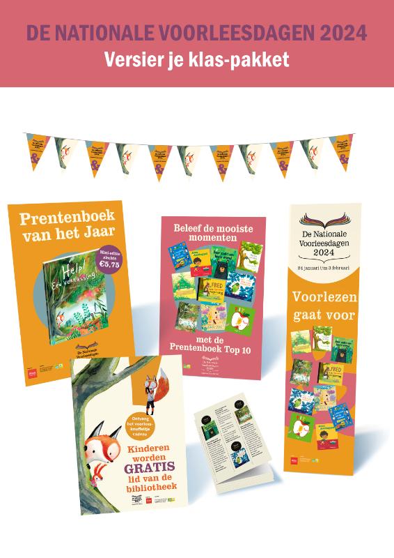 Versier je klas pakket De Nationale Voorleesdagen 2024