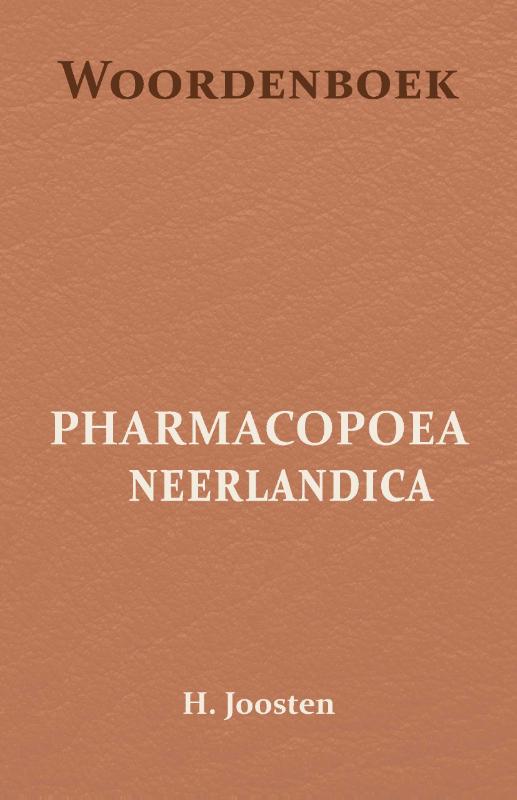 Woordenboek voor de Pharmacopoea Neerlandica